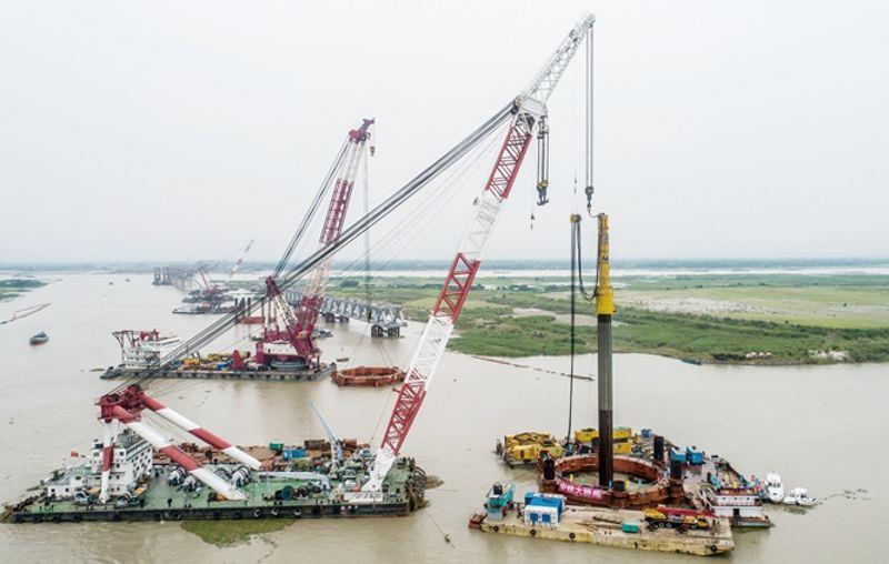 插打钢管桩-大桥局 插打钢管桩-大桥局